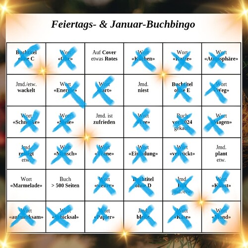 Buch-Bingo Weihnachten