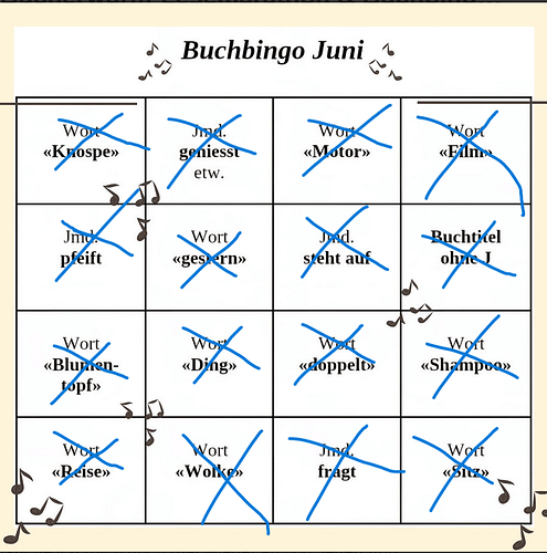 Bingo Juni 1-0