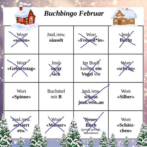 Buchbingo Februar 2022