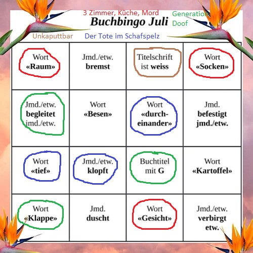 Buchbingo Juli 2023 fertig